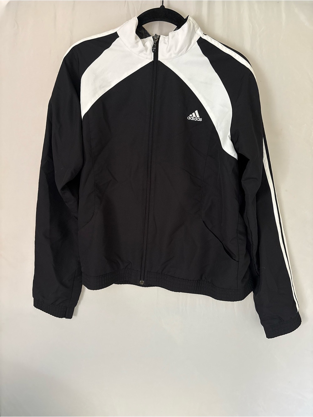 Adidas Women’s Black and White Track Jacket